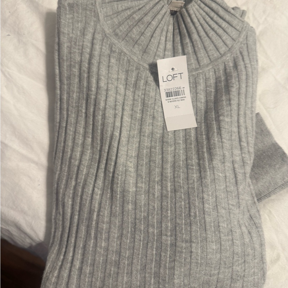 NWT LOFT Women's Gray Sweater XL